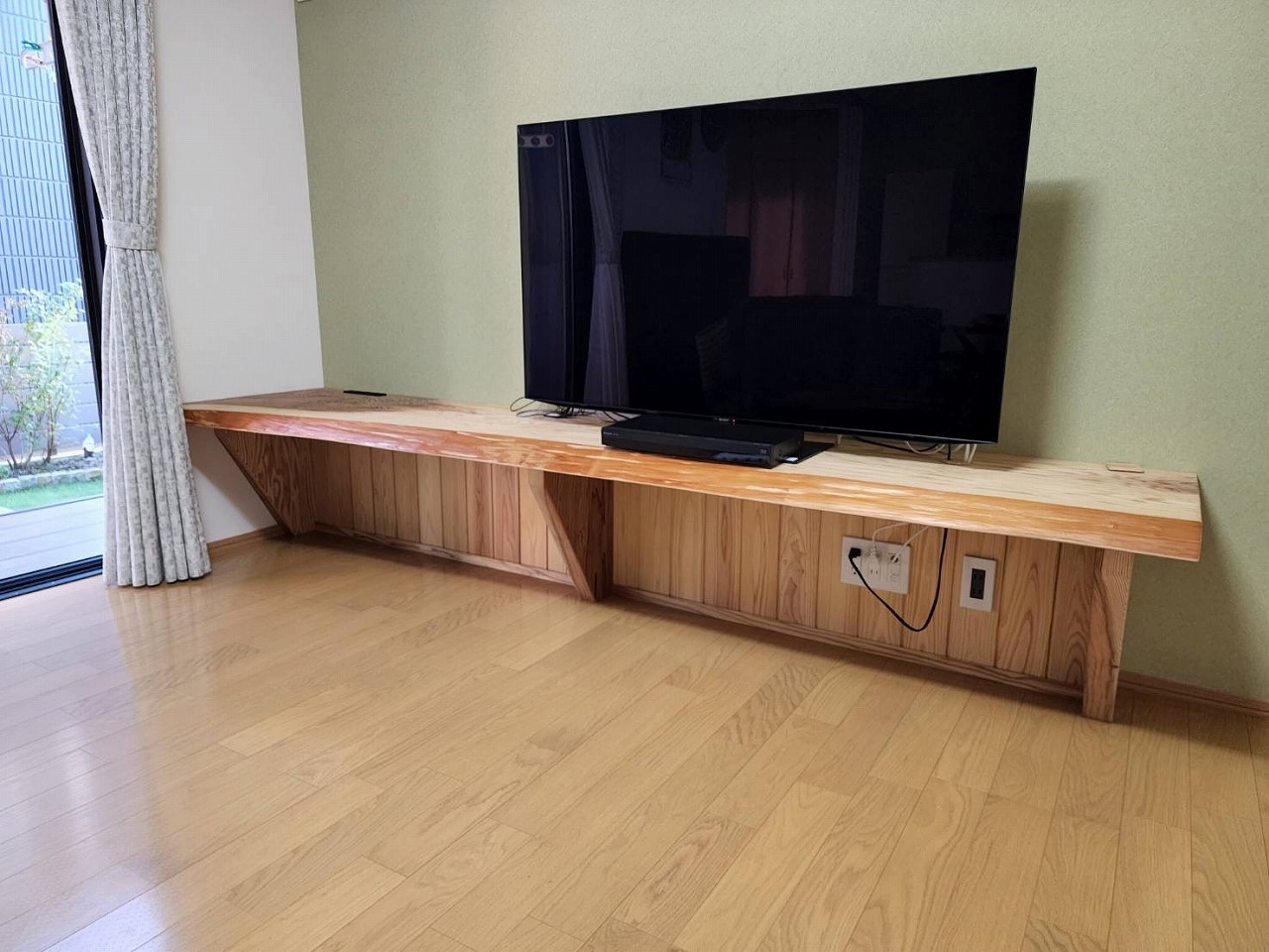 お得なキャンペーンを実施中 造作木製テレビボード asakusa.sub.jp