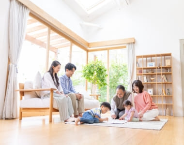 開放的なリビング イメージ写真