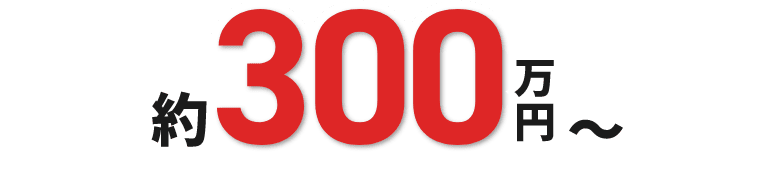 約300万円～